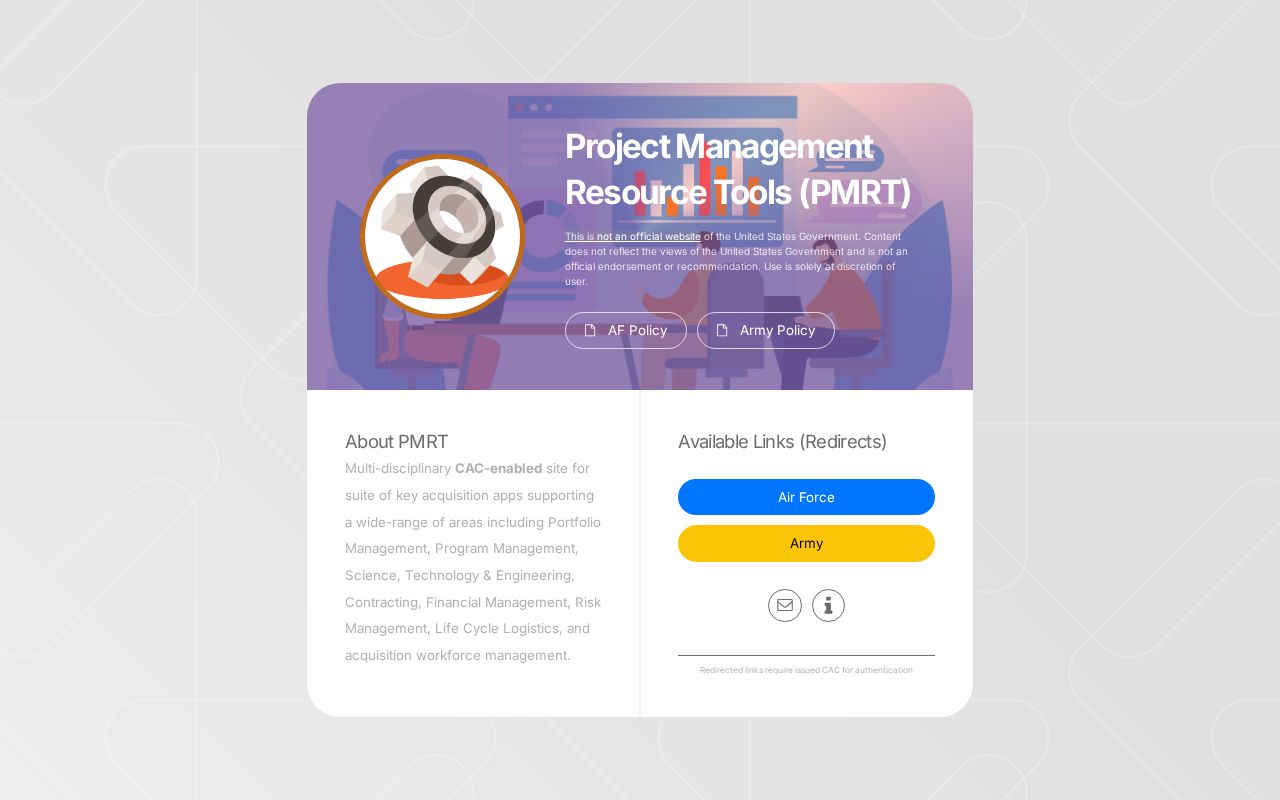 Info | Project Management Resource Tools (PMRT)